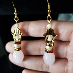 Earrings hand fatima